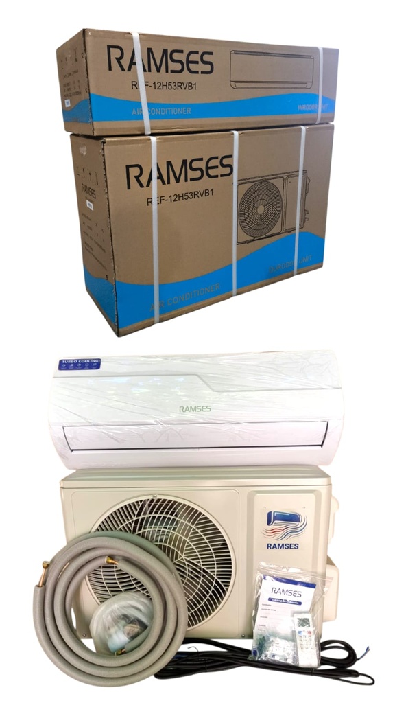 AIRE ACONDICIONADO SPLIT RAMSES 12.000BTU - R410 -FC ON-OFF