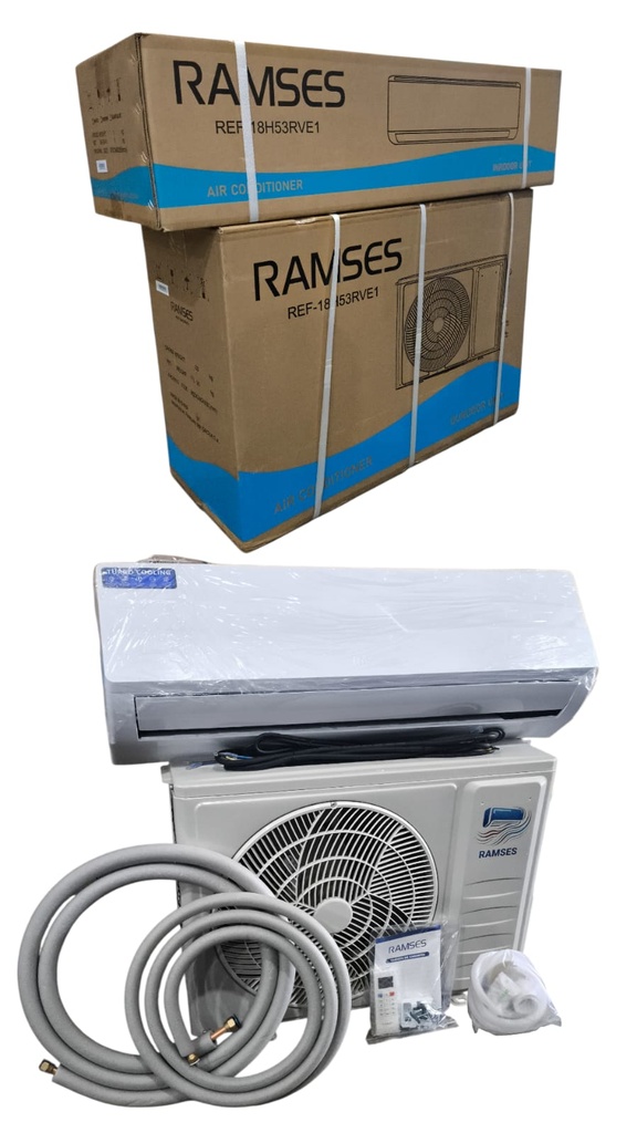 AIRE ACONDICIONADO SPLIT RAMSES 18.000BTU - R410 -FC ON-OFF