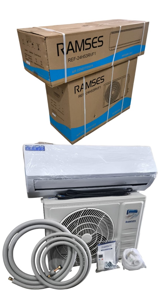 AIRE ACONDICIONADO SPLIT RAMSES 24.000BTU - R410 -FC ON-OFF