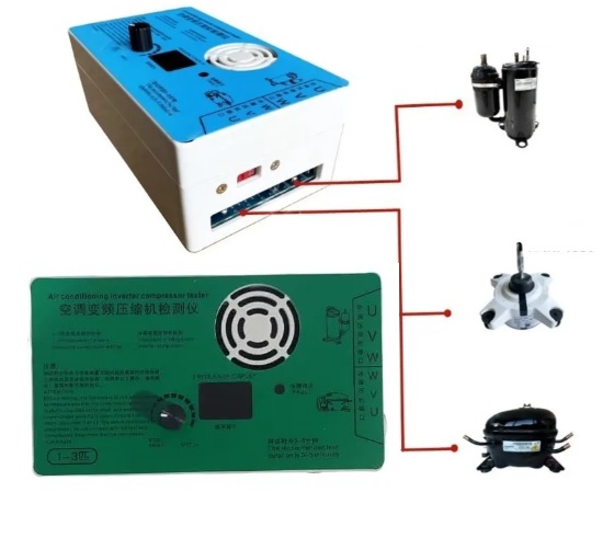TESTER PARA COMPRESORES INVERTER SPLIT - HELADERAS - FRECUENCIA VARIABLE 220V