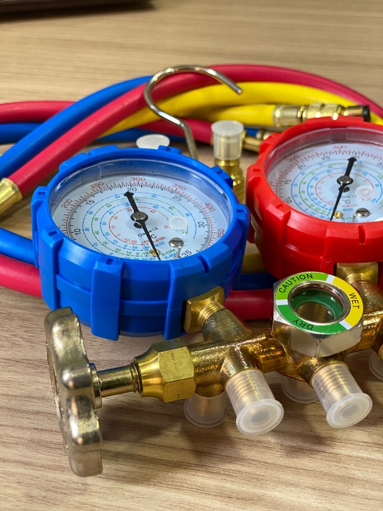 MANIFOLD R410 CUERPO DE BRONCE - GGT-410-B