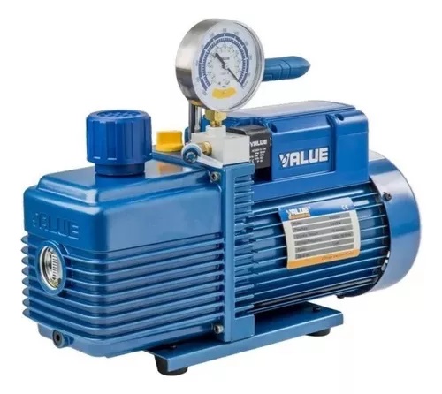 BOMBA DE VACIO - VALUE - V-I240SV - 1/2HP (C/VACUOMETRO) 2 ETAPAS