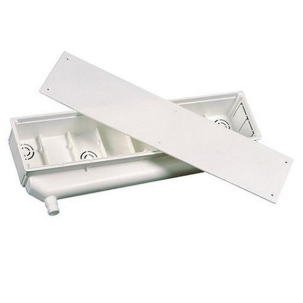 CAJA DE PRE INSTALACION BLANCA CON TAPA SALIDA VERTICAL