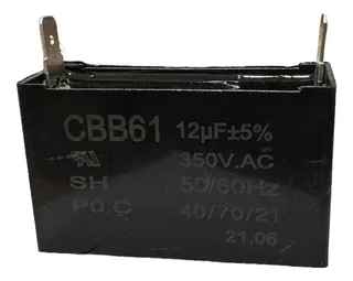 CAPACITOR DE MARCHA 2 MF 440V - CA-BB61-2-440 (CUADRADO)