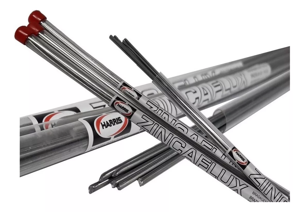 VARILLA DE ALUMINIO ZINCAFLUX- HARRIS (TUBO X 8)