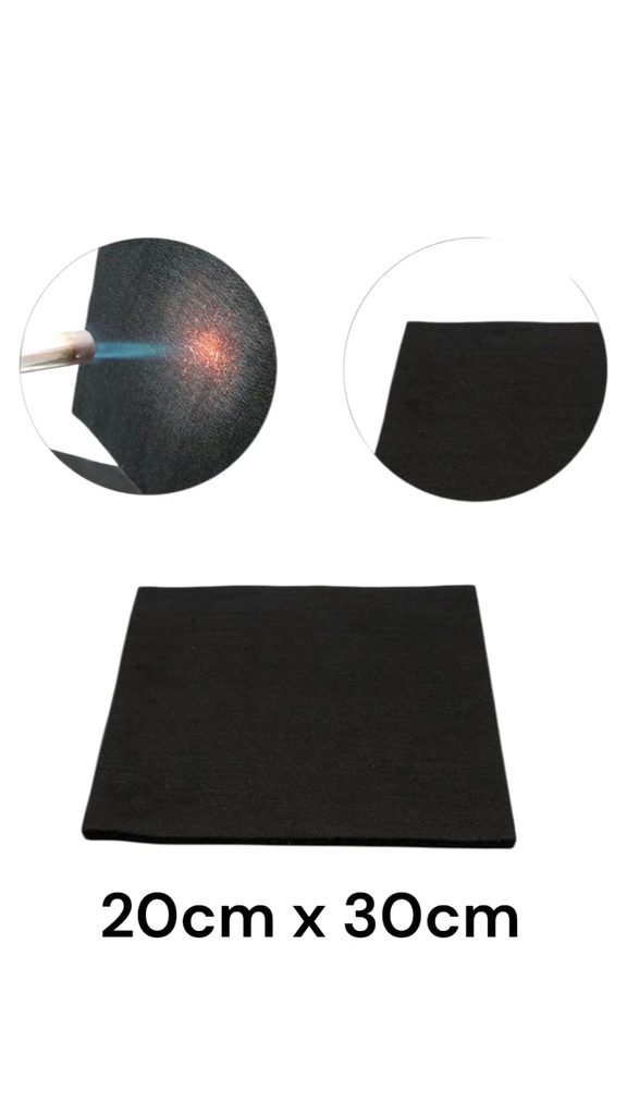 MANTA TERMICA  20cm X 30cm NEGRO