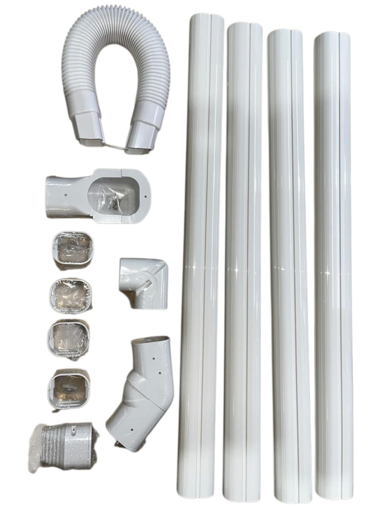 KIT DE CUBIERTAS DE PVC PARA CAÑOS DE SPLIT