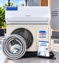 [REF-18H53RVE1] AIRE ACONDICIONADO SPLIT RAMSES 18.000BTU - R410 -FC ON-OFF