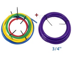 [CT-205L] CINTA P/ DOBLAR CAÑO DE COBRE - KIT 5 MEDIDAS - 1/4-3/4 - 4 METROS