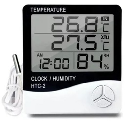 [HTC-2] TERMOMETRO DIGITAL 3 LECTURAS + RELOJ HTC-2
